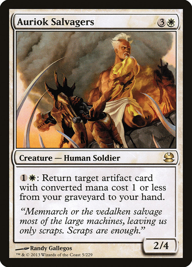 Auriok Salvagers [Modern Masters] | Card Citadel