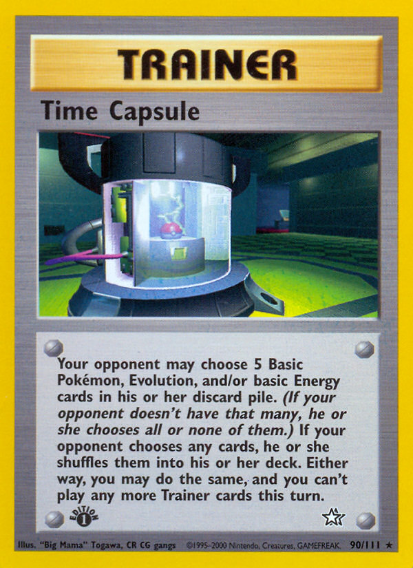 Time Capsule (90/111) [Neo Genesis 1st Edition] | Card Citadel