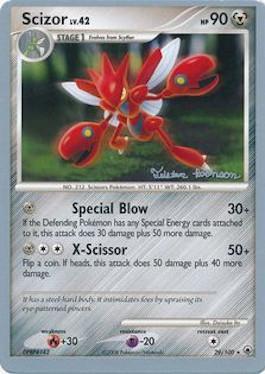 Scizor LV.42 (29/100) (Intimidation - Tristan Robinson) [World Championships 2008] | Card Citadel