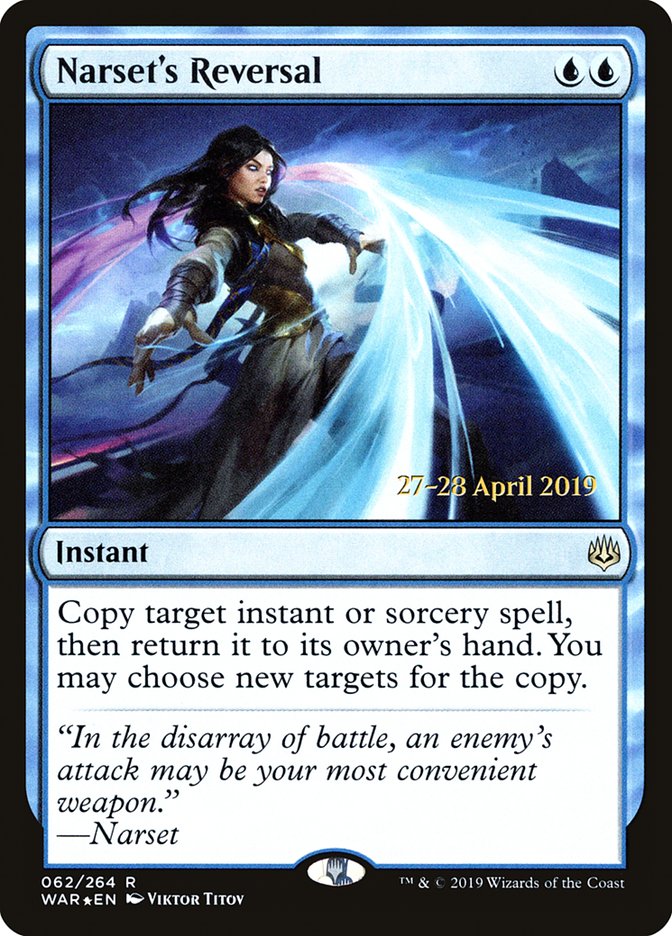 Narset's Reversal  [War of the Spark Prerelease Promos] | Card Citadel