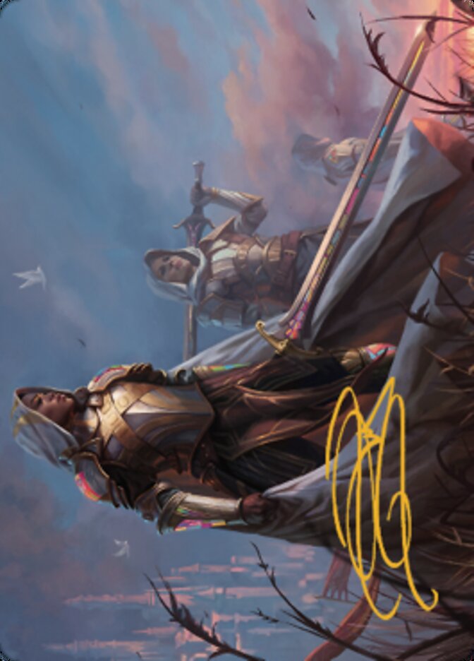 Danitha, Benalia's Hope Art Card (Gold-Stamped Signature) [Dominaria United Art Series] | Card Citadel
