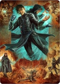 Jace, Mirror Mage 2 Art Card [Zendikar Rising Art Series] | Card Citadel