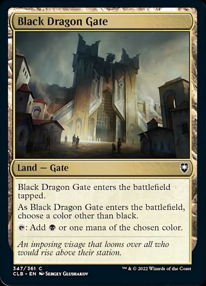 Black Dragon Gate [Commander Legends: Battle for Baldur's Gate] | Card Citadel