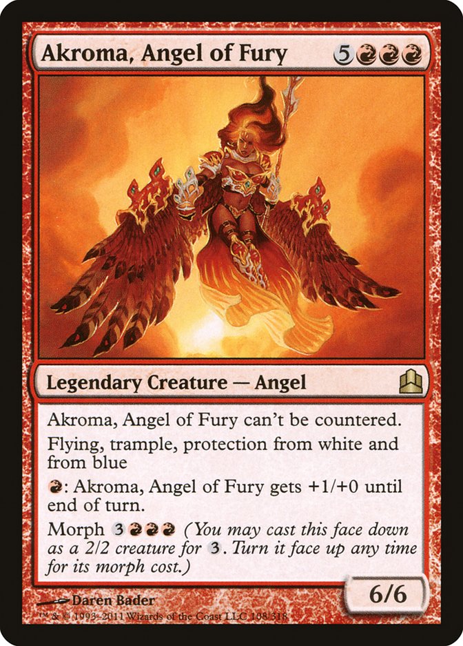 Akroma, Angel of Fury [Commander 2011] | Card Citadel