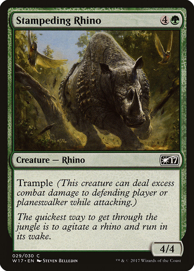 Stampeding Rhino [Welcome Deck 2017] | Card Citadel