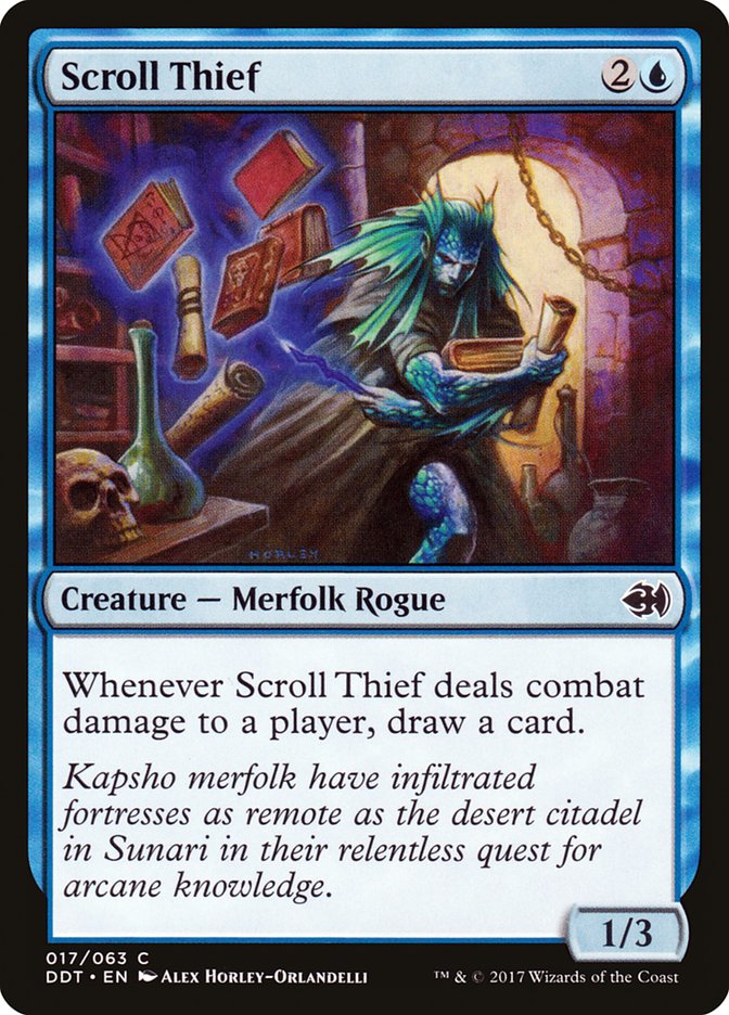 Scroll Thief [Duel Decks: Merfolk vs. Goblins] | Card Citadel