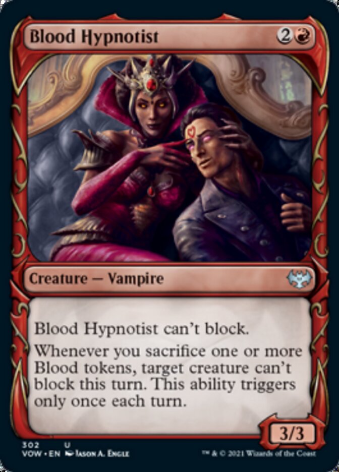 Blood Hypnotist (Showcase Fang Frame) [Innistrad: Crimson Vow] | Card Citadel