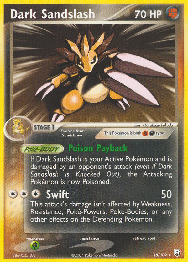 Dark Sandslash (18/109) [EX: Team Rocket Returns] | Card Citadel