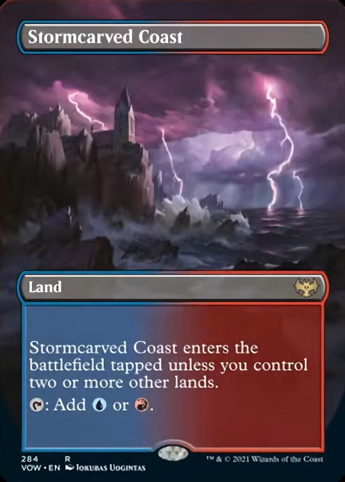 Stormcarved Coast (Borderless) [Innistrad: Crimson Vow] | Card Citadel