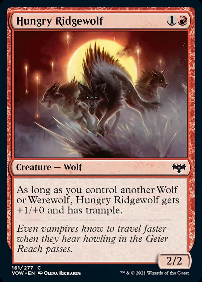 Hungry Ridgewolf [Innistrad: Crimson Vow] | Card Citadel
