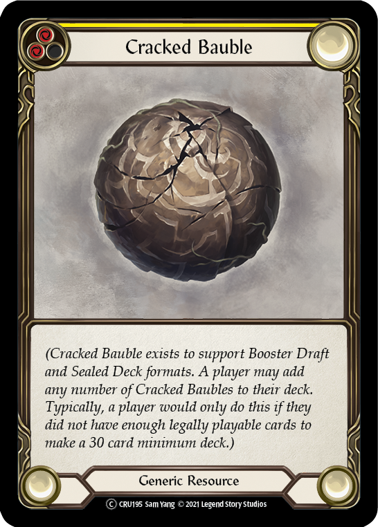 Cracked Bauble (Rainbow Foil) [CRU195-RF] Unlimited Rainbow Foil | Card Citadel