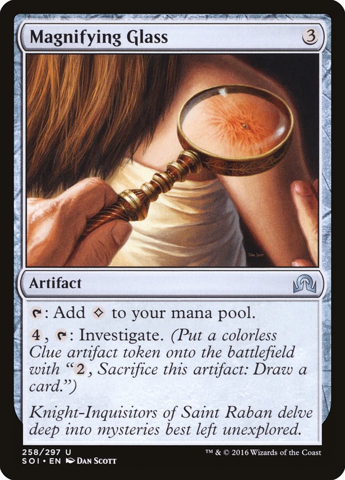 Magnifying Glass [Shadows over Innistrad] | Card Citadel