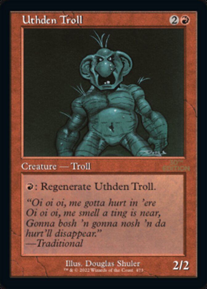 Uthden Troll (Retro) [30th Anniversary Edition] | Card Citadel