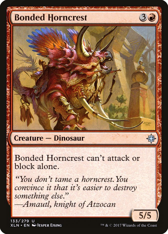 Bonded Horncrest [Ixalan] | Card Citadel