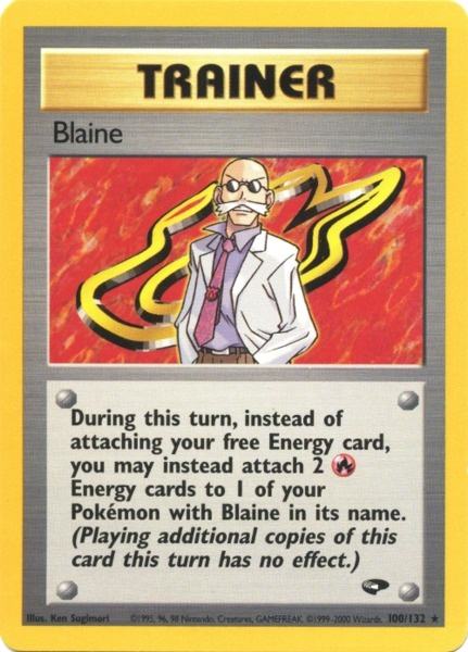 Blaine (100/132) [Gym Challenge Unlimited] | Card Citadel