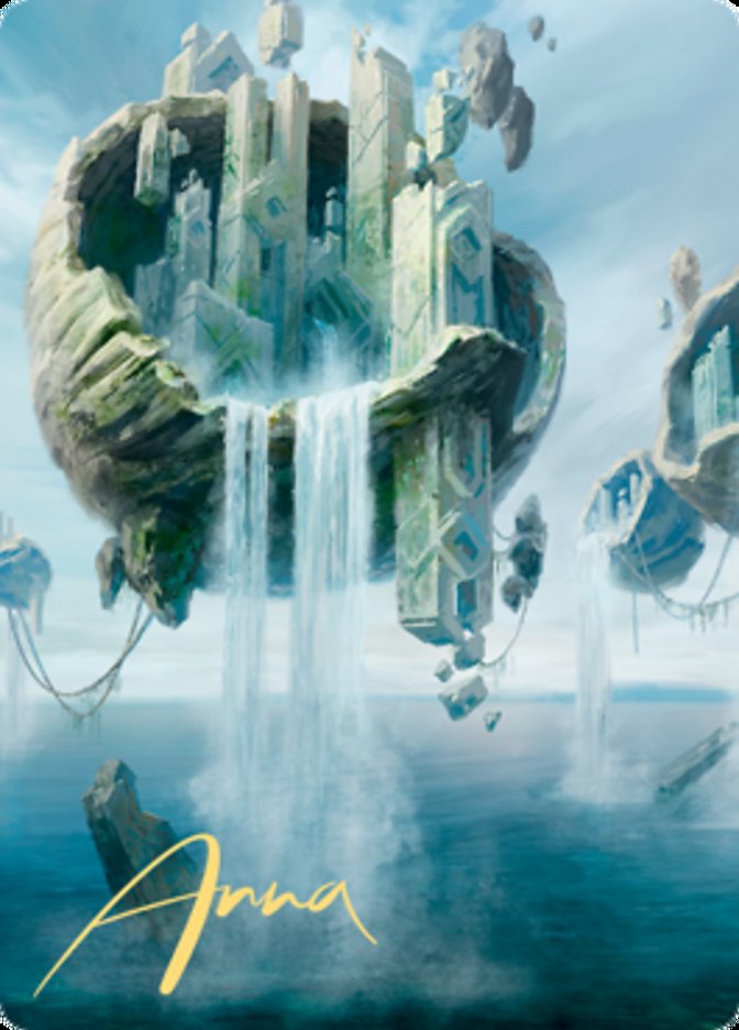 Island 2 Art Card (Gold-Stamped Signature) [Zendikar Rising Art Series] | Card Citadel