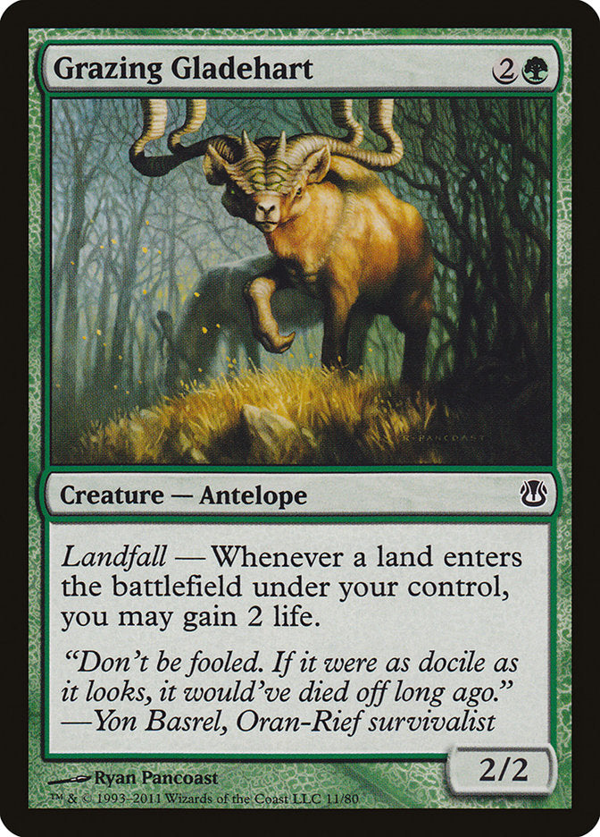 Grazing Gladehart [Duel Decks: Ajani vs. Nicol Bolas] | Card Citadel