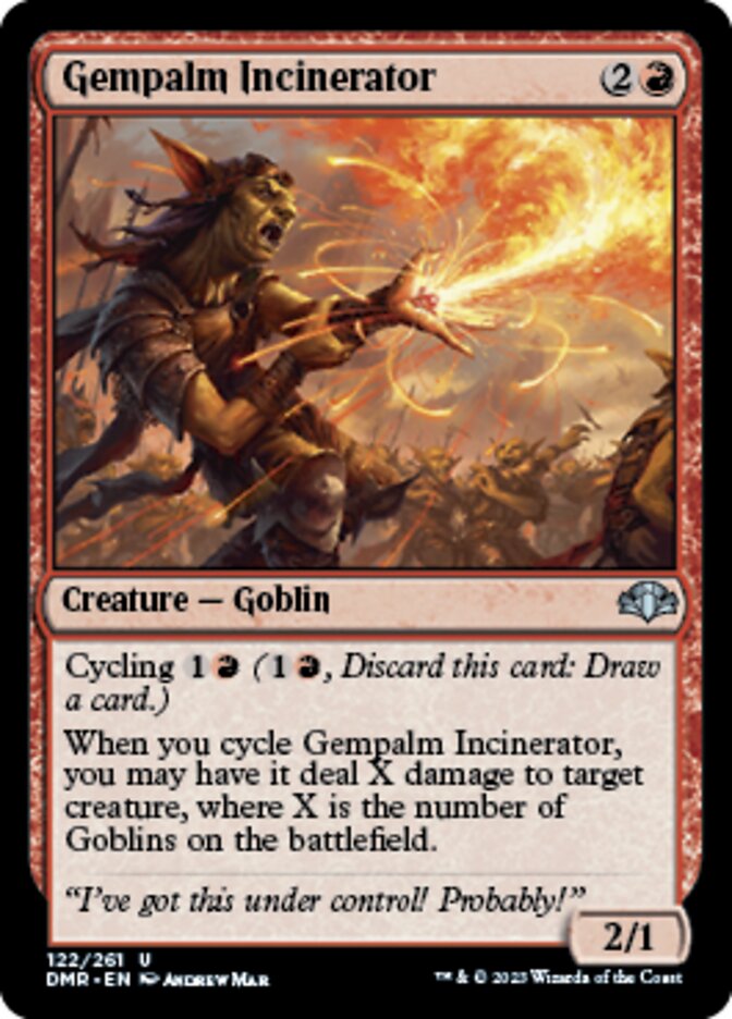 Gempalm Incinerator [Dominaria Remastered] | Card Citadel