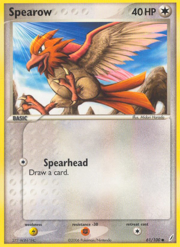 Spearow (61/100) [EX: Crystal Guardians] | Card Citadel