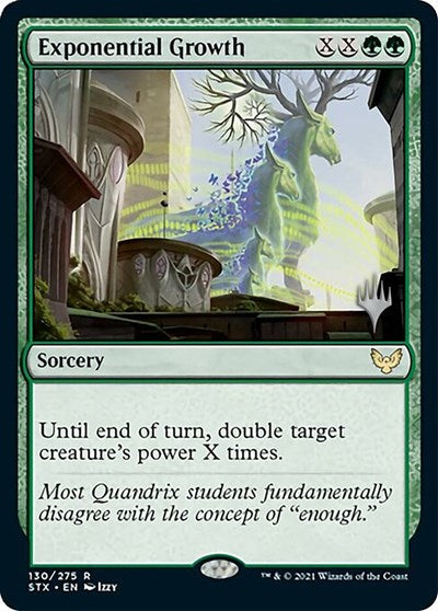 Exponential Growth (Promo Pack) [Strixhaven: School of Mages Promos] | Card Citadel