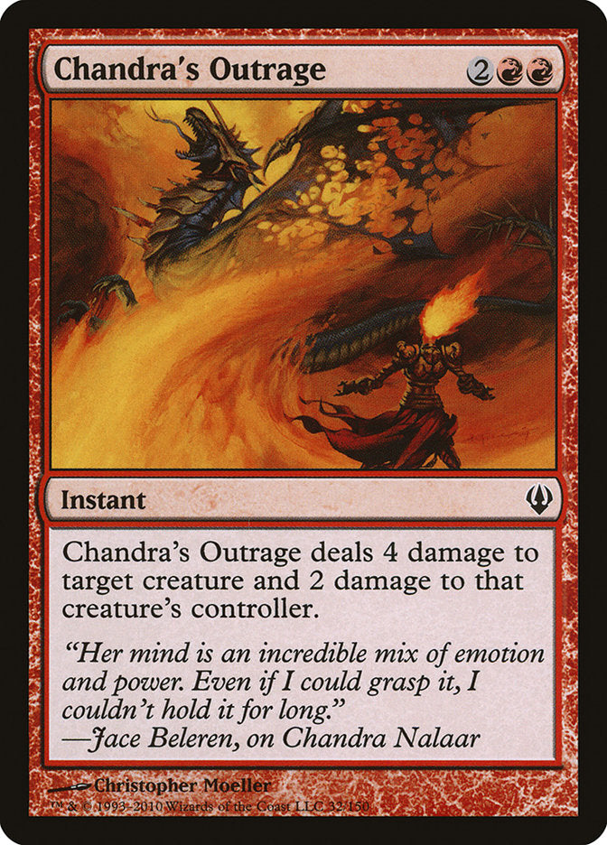Chandra's Outrage [Archenemy] | Card Citadel