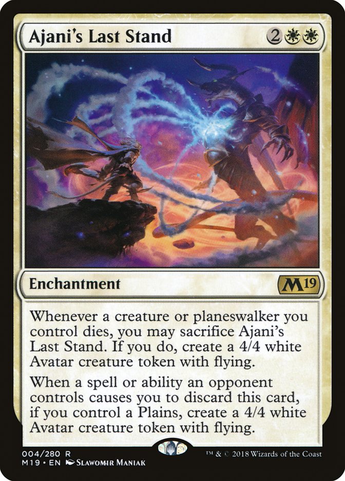Ajani's Last Stand [Core Set 2019] | Card Citadel