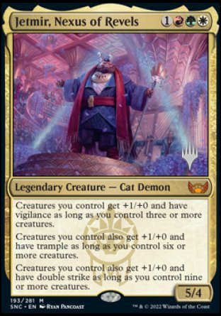 Jetmir, Nexus of Revels (Promo Pack) [Streets of New Capenna Promos] | Card Citadel
