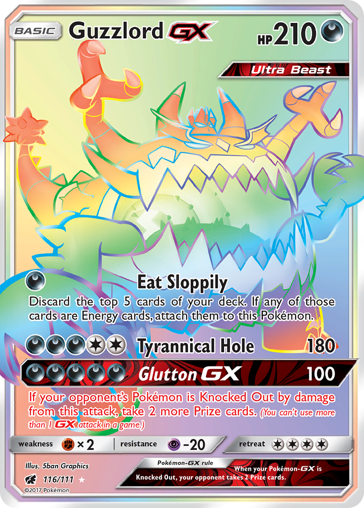 Guzzlord GX (116/111) [Sun & Moon: Crimson Invasion] | Card Citadel