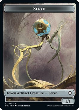 Myr // Servo Double-Sided Token [The Brothers' War Commander Tokens] | Card Citadel