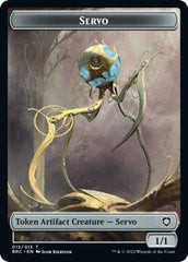 Myr // Servo Double-Sided Token [The Brothers' War Commander Tokens] | Card Citadel