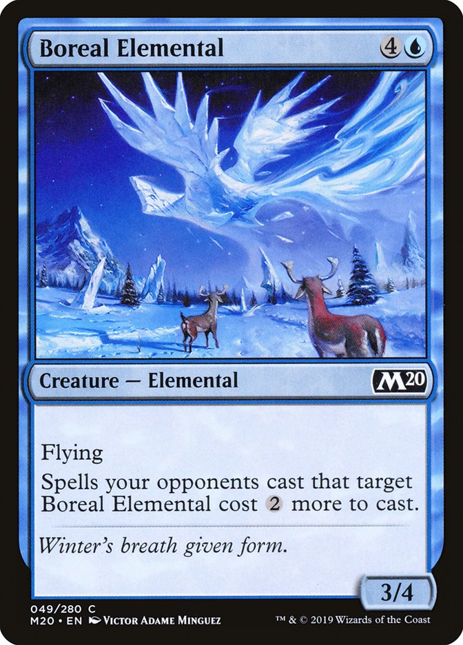Boreal Elemental [Core Set 2020] | Card Citadel