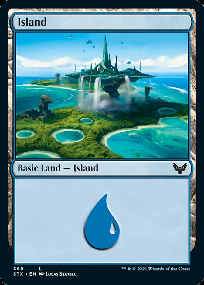 Island (#369) [Strixhaven: School of Mages] | Card Citadel