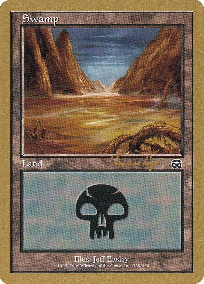 Swamp (tvdl339a) (Tom van de Logt) [World Championship Decks 2001] | Card Citadel