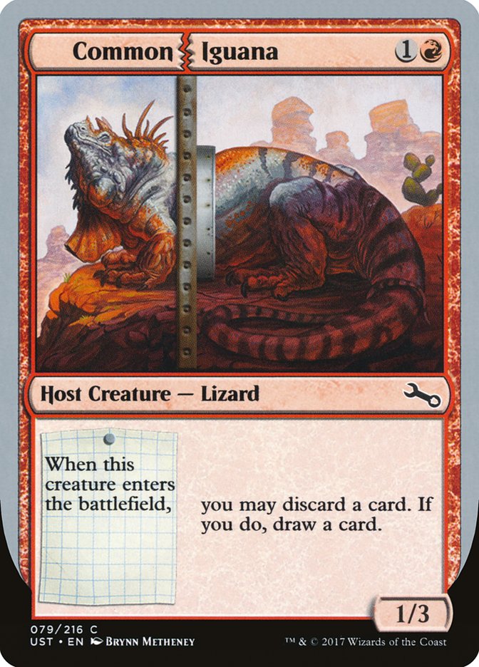 Common Iguana [Unstable] | Card Citadel
