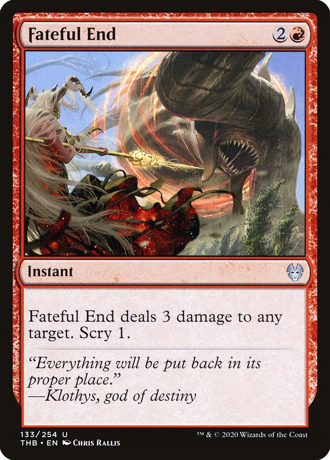 Fateful End [Theros Beyond Death] | Card Citadel