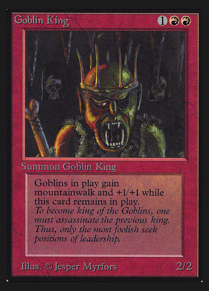 Goblin King (IE) [Intl. Collectors’ Edition] | Card Citadel