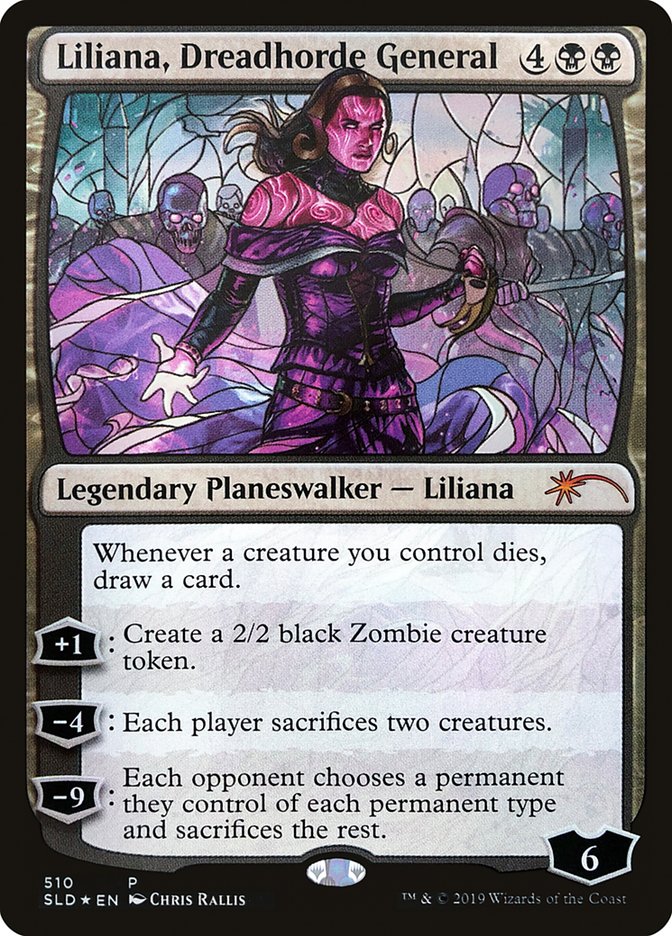 Liliana, Dreadhorde General (Stained Glass) [Secret Lair Drop Promos] | Card Citadel