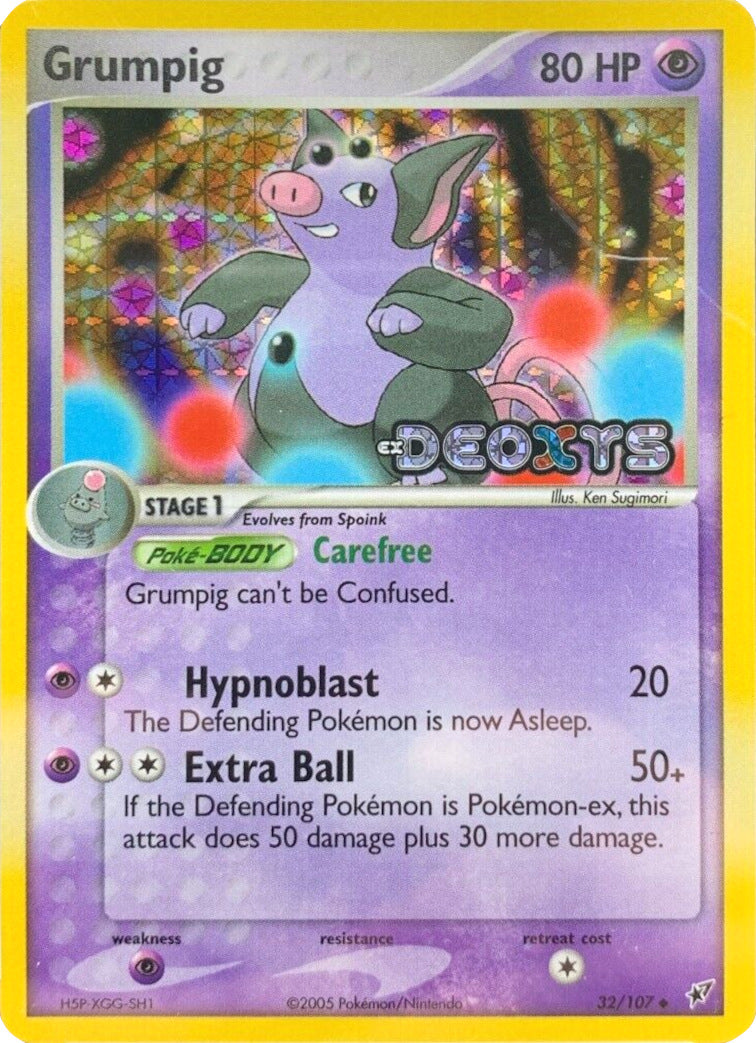 Grumpig (32/107) (Stamped) [EX: Deoxys] | Card Citadel