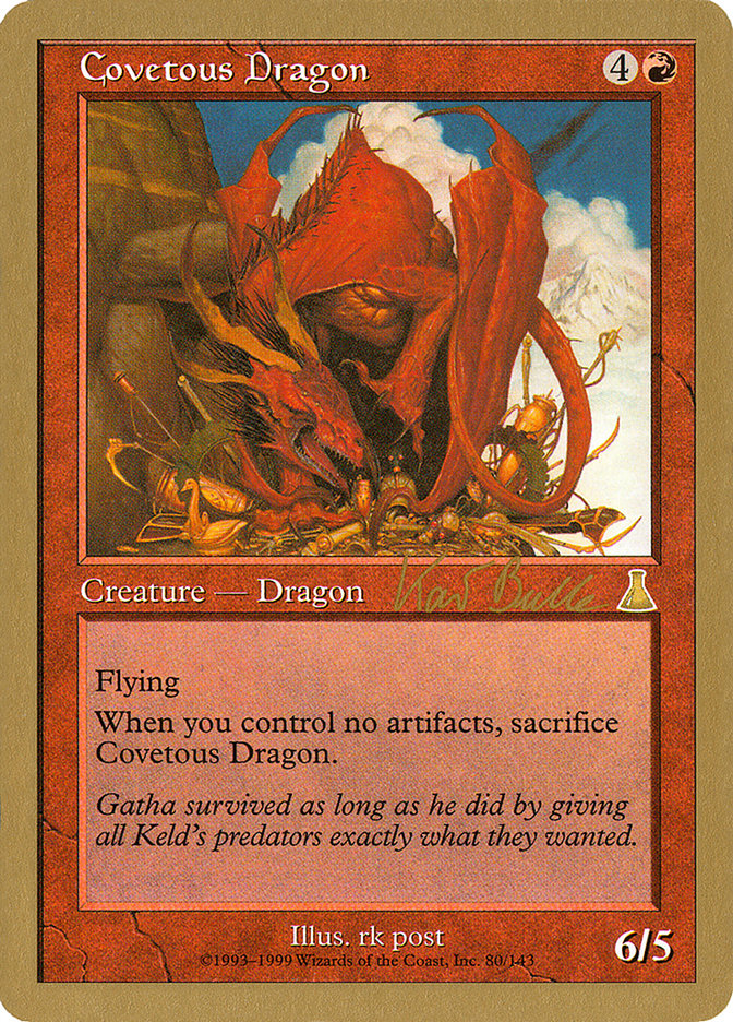 Covetous Dragon (Kai Budde) [World Championship Decks 1999] | Card Citadel