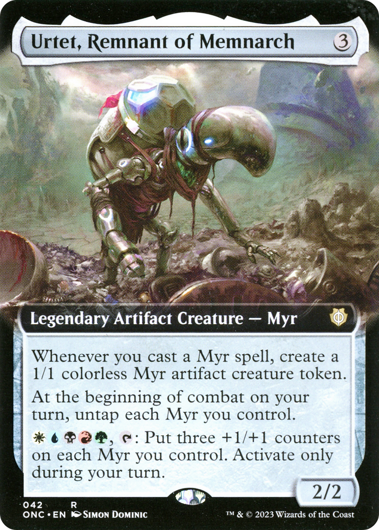 Urtet, Remnant of Memnarch (Extended Art) [Phyrexia: All Will Be One Commander] | Card Citadel