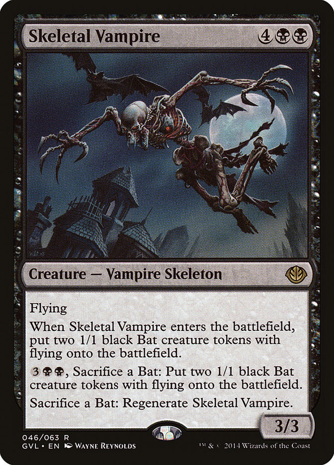 Skeletal Vampire (Garruk vs. Liliana) [Duel Decks Anthology] | Card Citadel