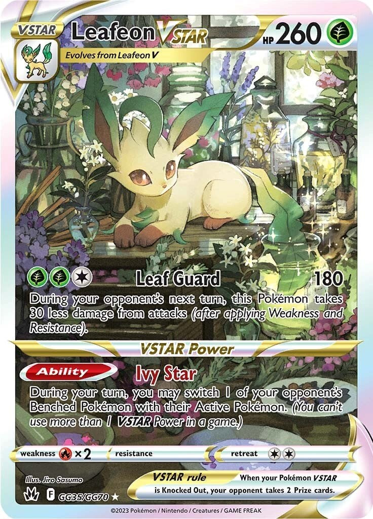 Leafeon VSTAR (GG35/GG70) [Sword & Shield: Crown Zenith] | Card Citadel