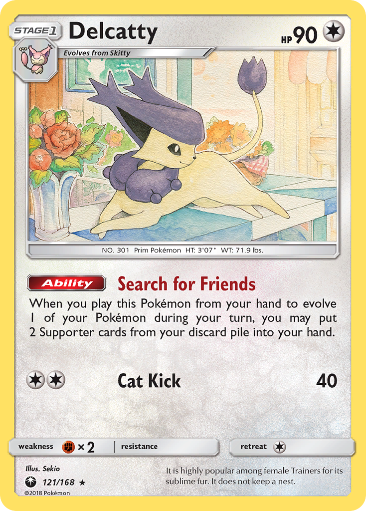 Delcatty (121/168) [Sun & Moon: Celestial Storm] | Card Citadel