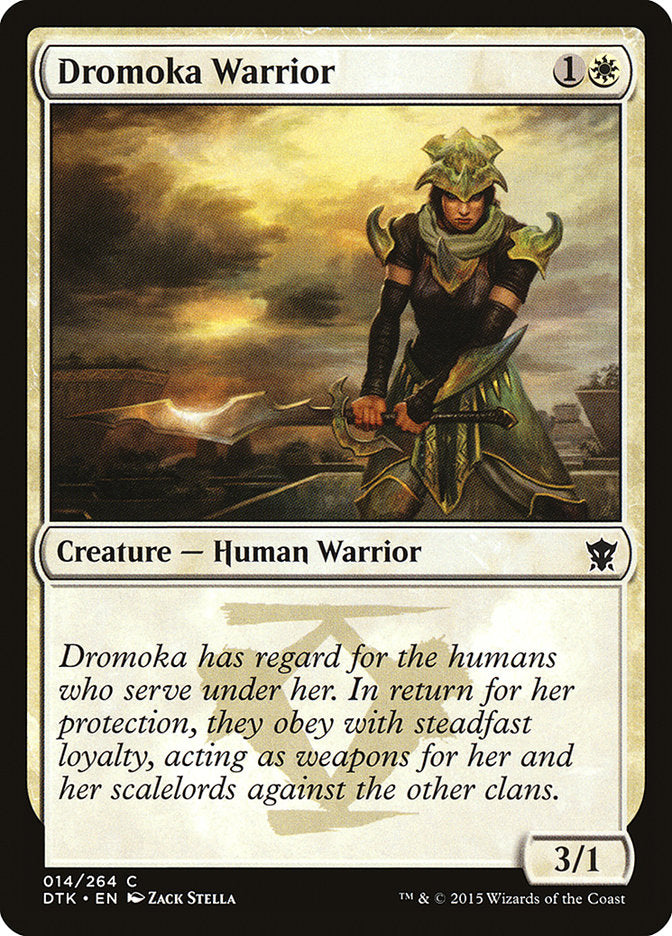 Dromoka Warrior [Dragons of Tarkir] | Card Citadel