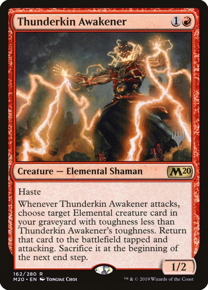 Thunderkin Awakener [Core Set 2020 Promos] | Card Citadel