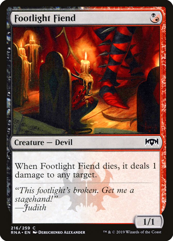 Footlight Fiend [Ravnica Allegiance] | Card Citadel