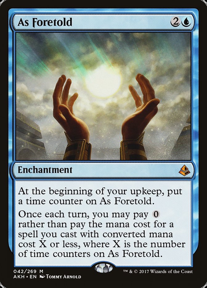 As Foretold [Amonkhet] | Card Citadel