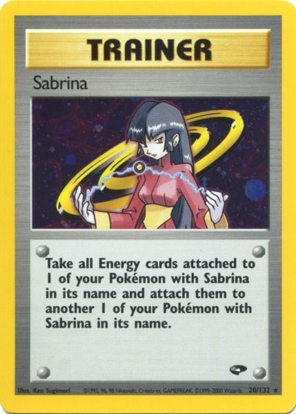 Sabrina (20/132) [Gym Challenge Unlimited] | Card Citadel