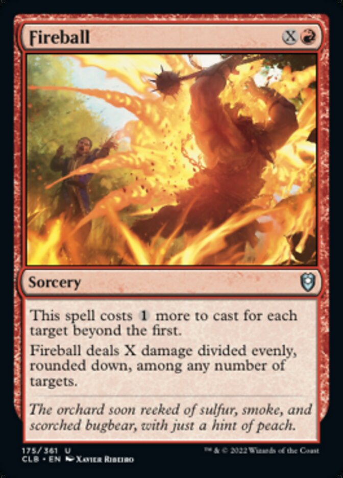 Fireball [Commander Legends: Battle for Baldur's Gate] | Card Citadel