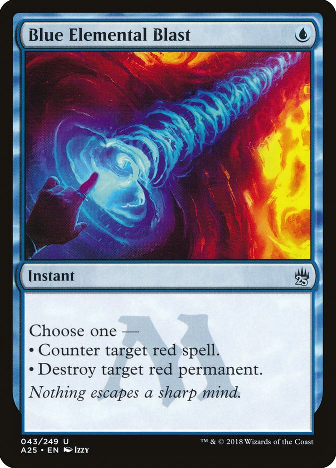 Blue Elemental Blast [Masters 25] | Card Citadel